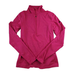 Nike Dri FIT Pullover 1/4 Zip Casual Pink Women's Size Medium